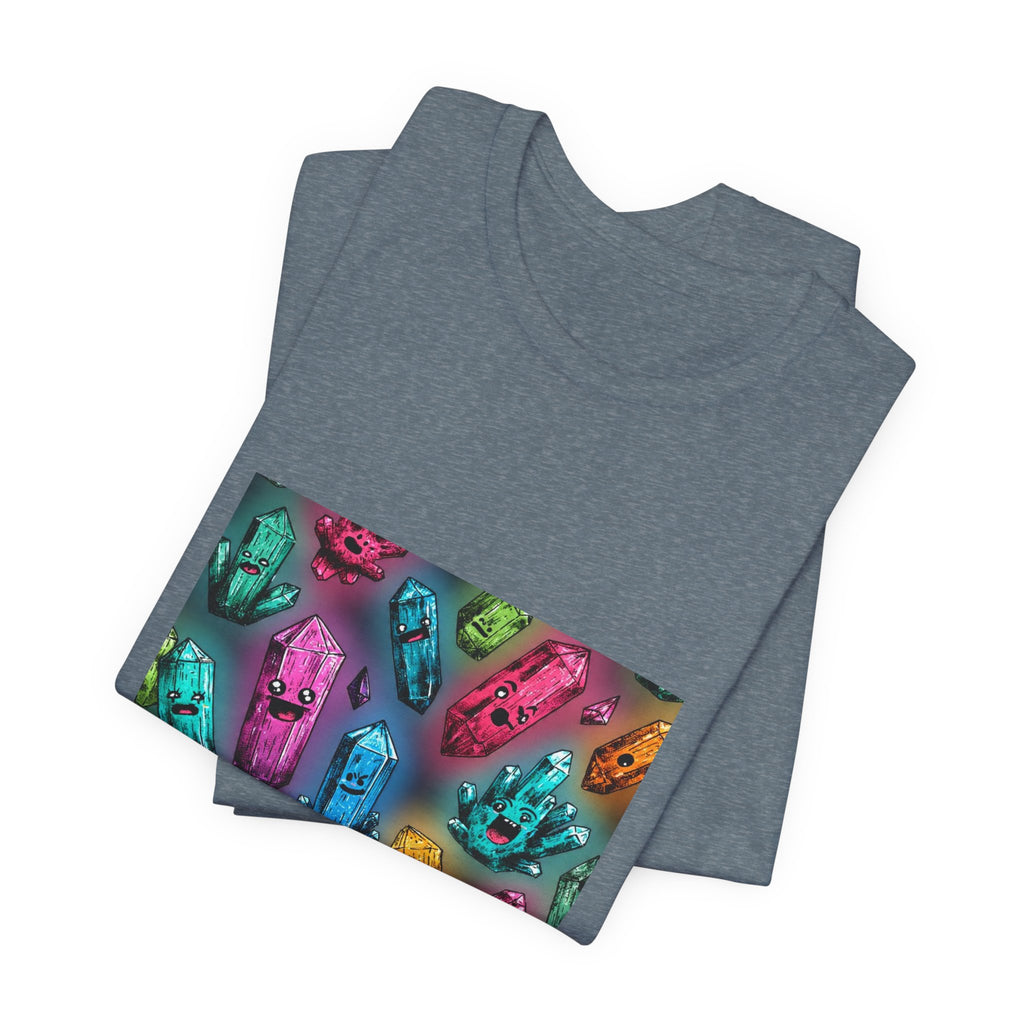 Colorful Crystal Characters T-Shirt | Forest & Ocean