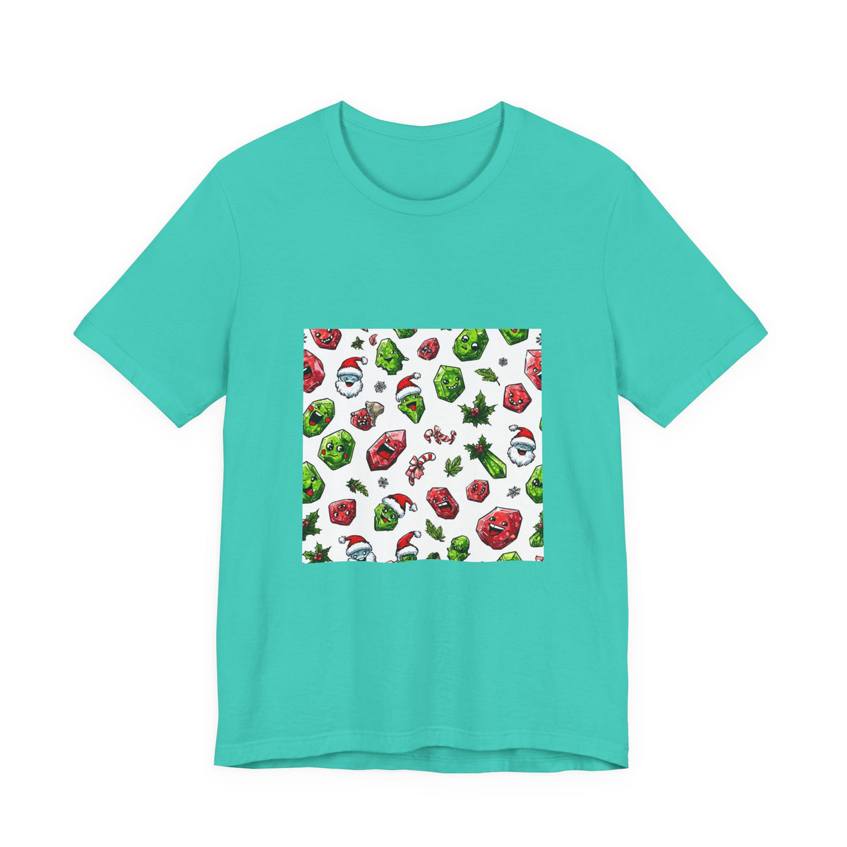 Christmas Crystal Cheer T-Shirt | Golds, Mints & Teal