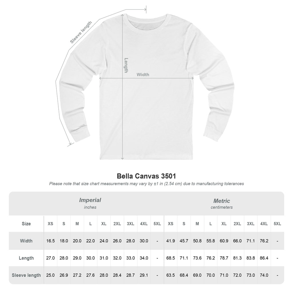 Colorful Crystal Characters Long Sleeve T-Shirt