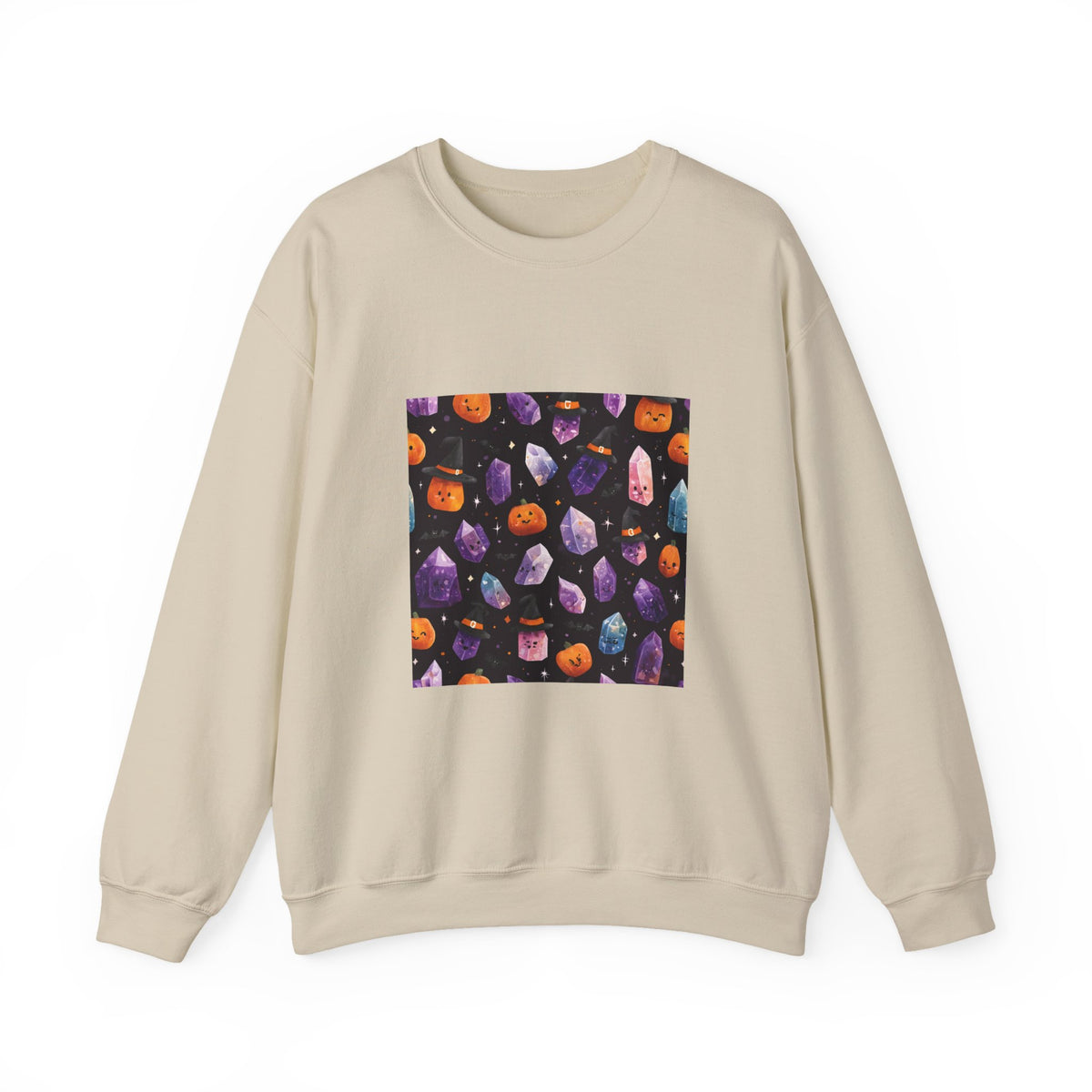 Halloween Crystal Party Crewneck | Earth Tones & Brights