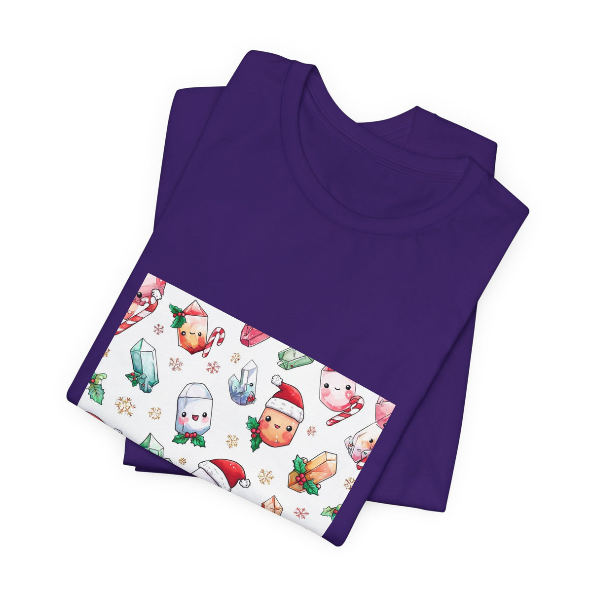 Pastel Christmas Crystal Friends T-Shirt | Royal, Navy & Purple
