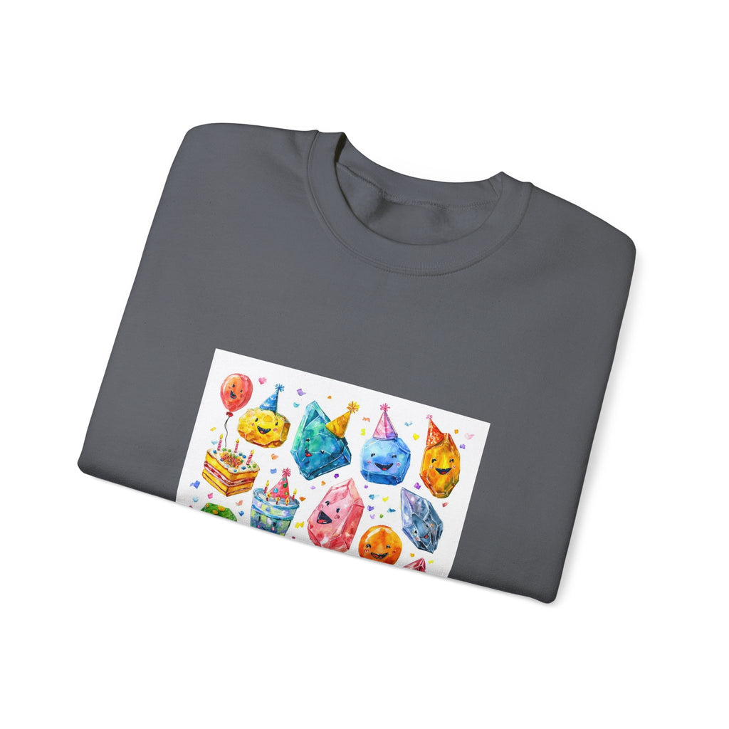 Crystal Birthday Party Crewneck | Neutrals & Reds