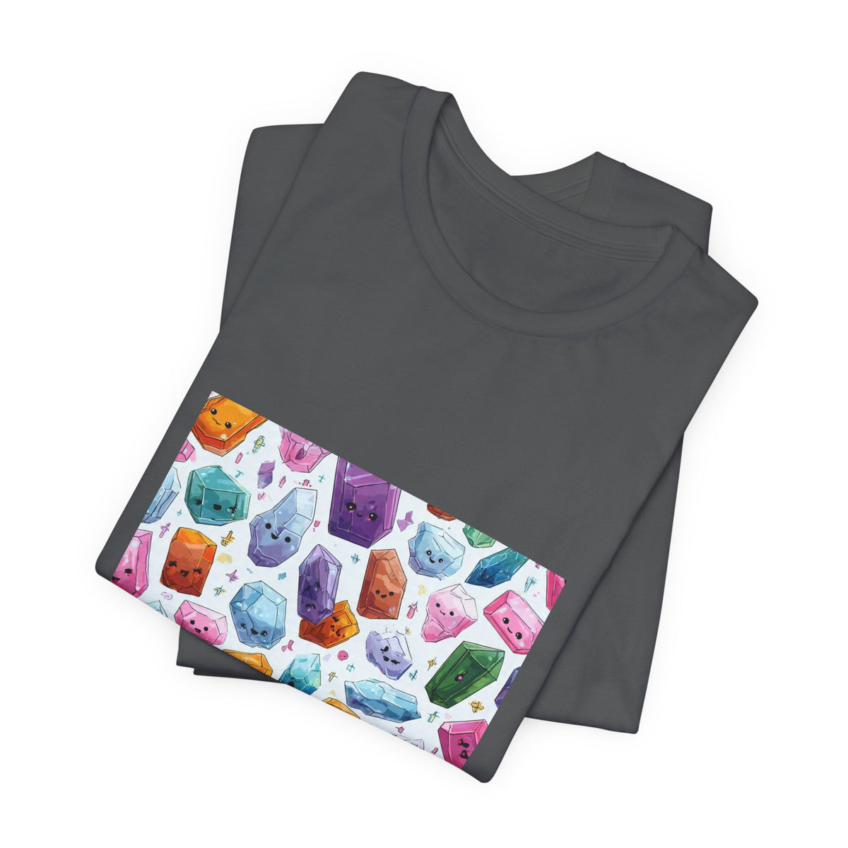 Pastel Crystal Friends T-Shirt | Dark Neutrals & Reds