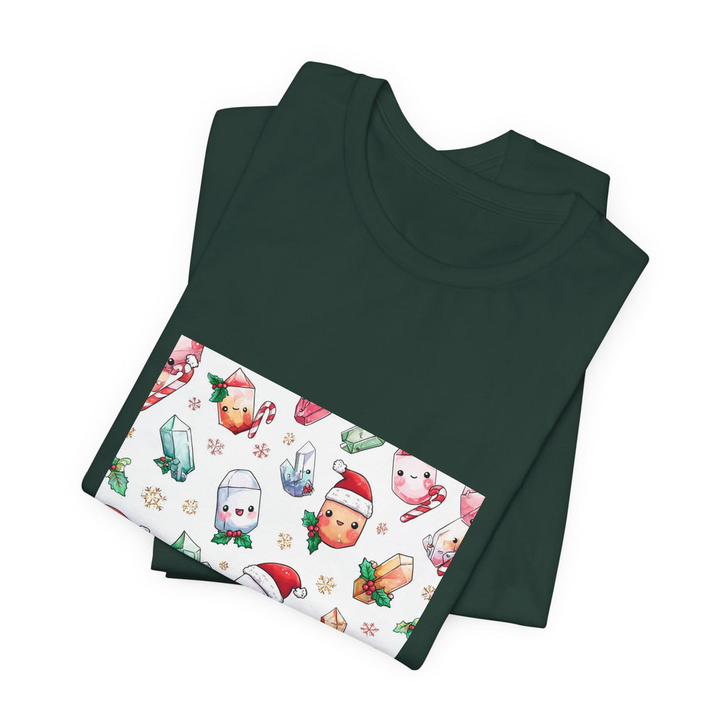 Pastel Christmas Crystal Friends T-Shirt | Forest & Ocean