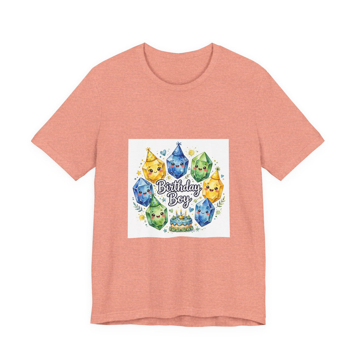 Birthday Boy Crystal Party T-Shirt | Pinks & Orchid