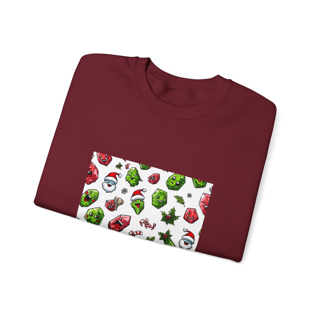 Christmas Crystal Cheer Crewneck | Earth Tones & Brights