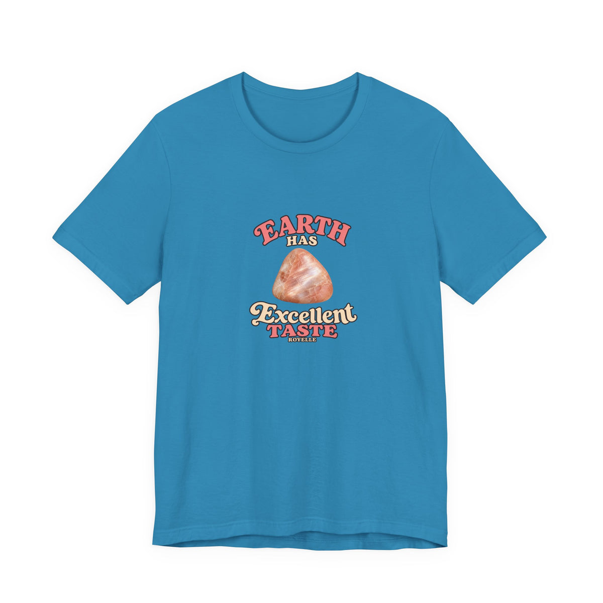 Earth Has Excellent Taste — Peach Moonstone Tee | Forest & Ocean