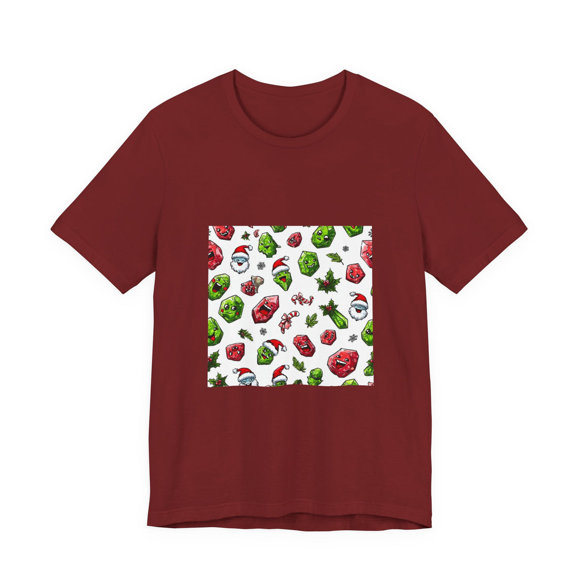 Christmas Crystal Cheer T-Shirt | Earthy Reds & Browns