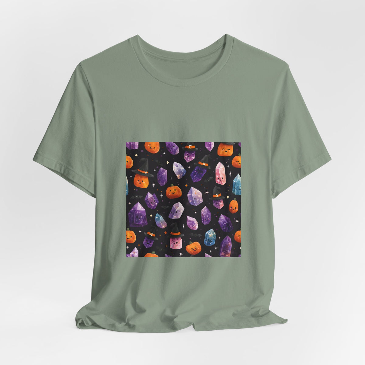 Halloween Crystal Party T-Shirt | Golds, Mints & Teal