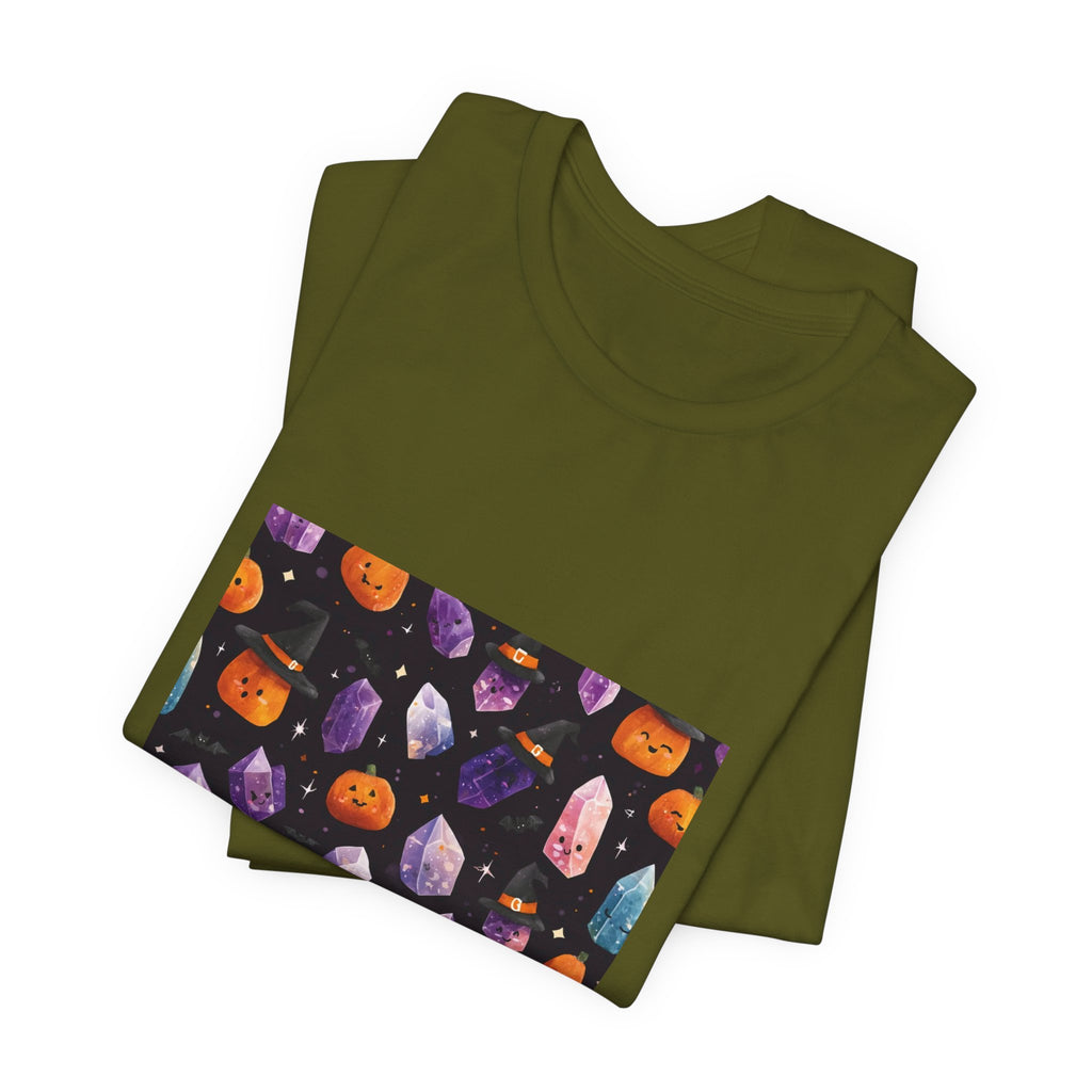 Halloween Crystal Party T-Shirt | Greens