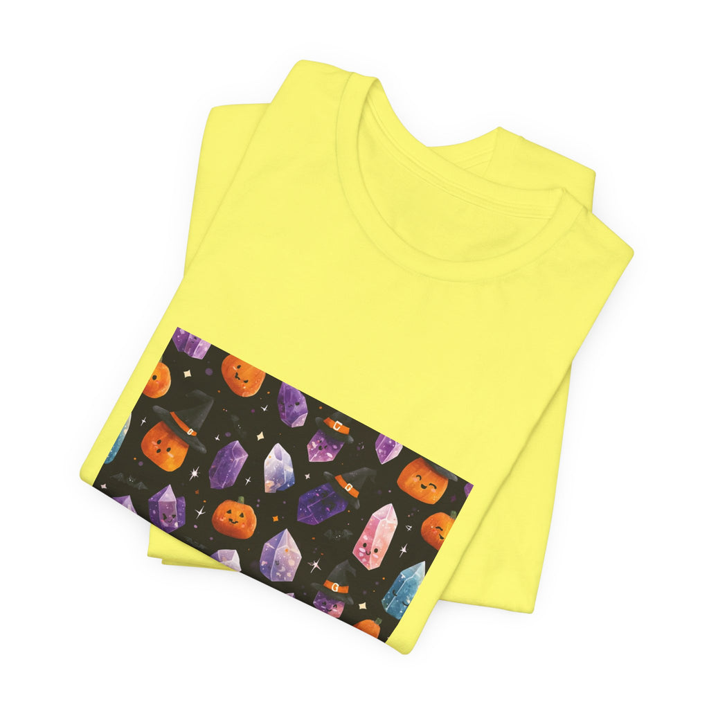 Halloween Crystal Party T-Shirt | Golds, Mints & Teal