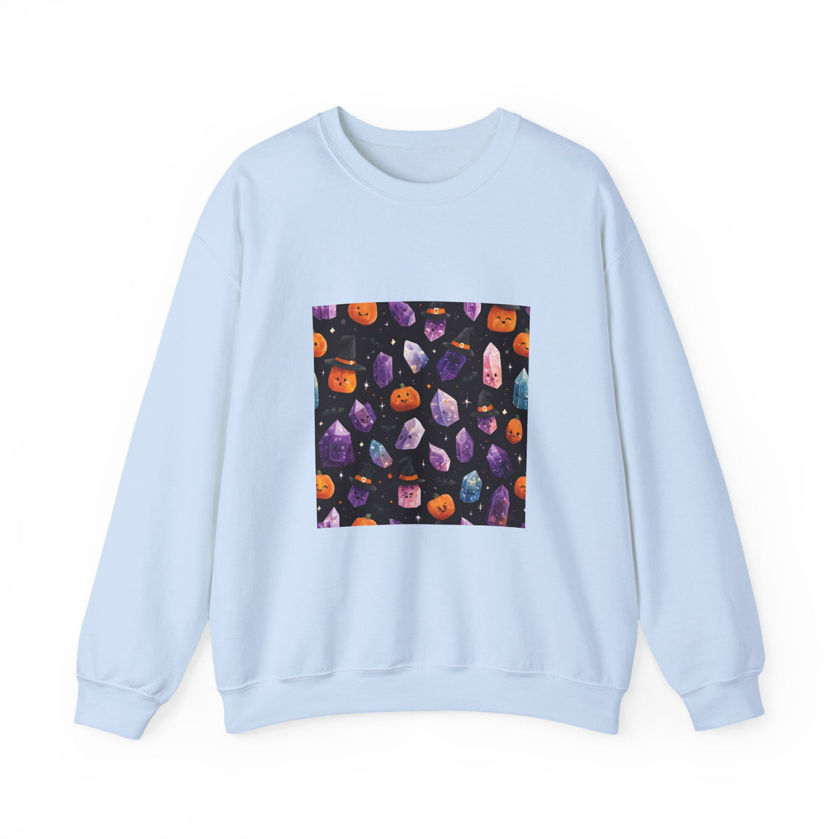 Halloween Crystal Party Crewneck | Blues, Purples & Pinks
