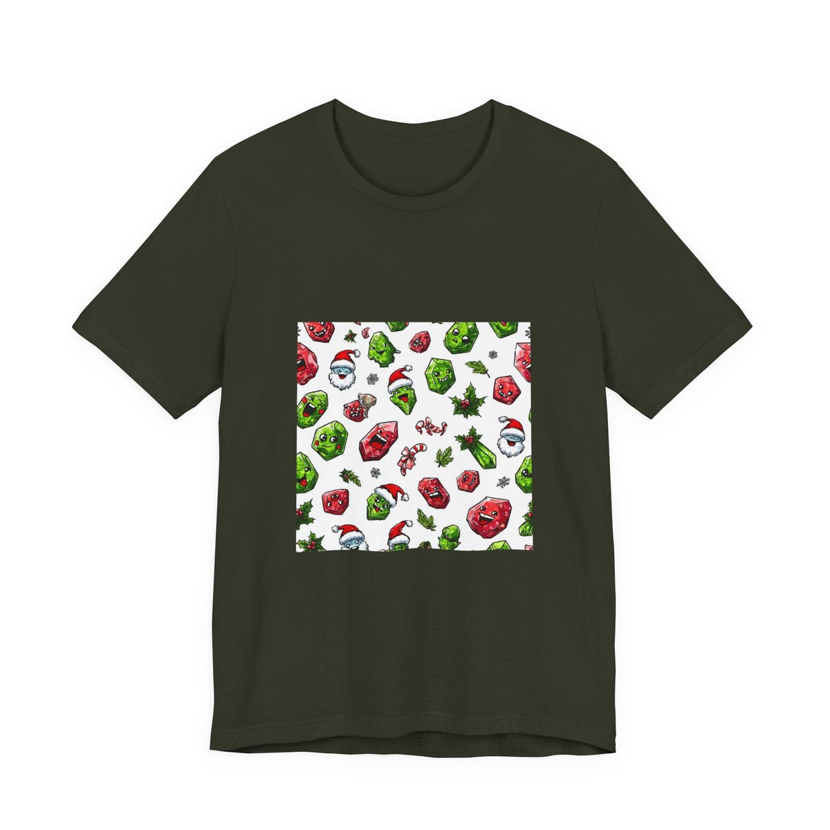 Christmas Crystal Cheer T-Shirt | Greens