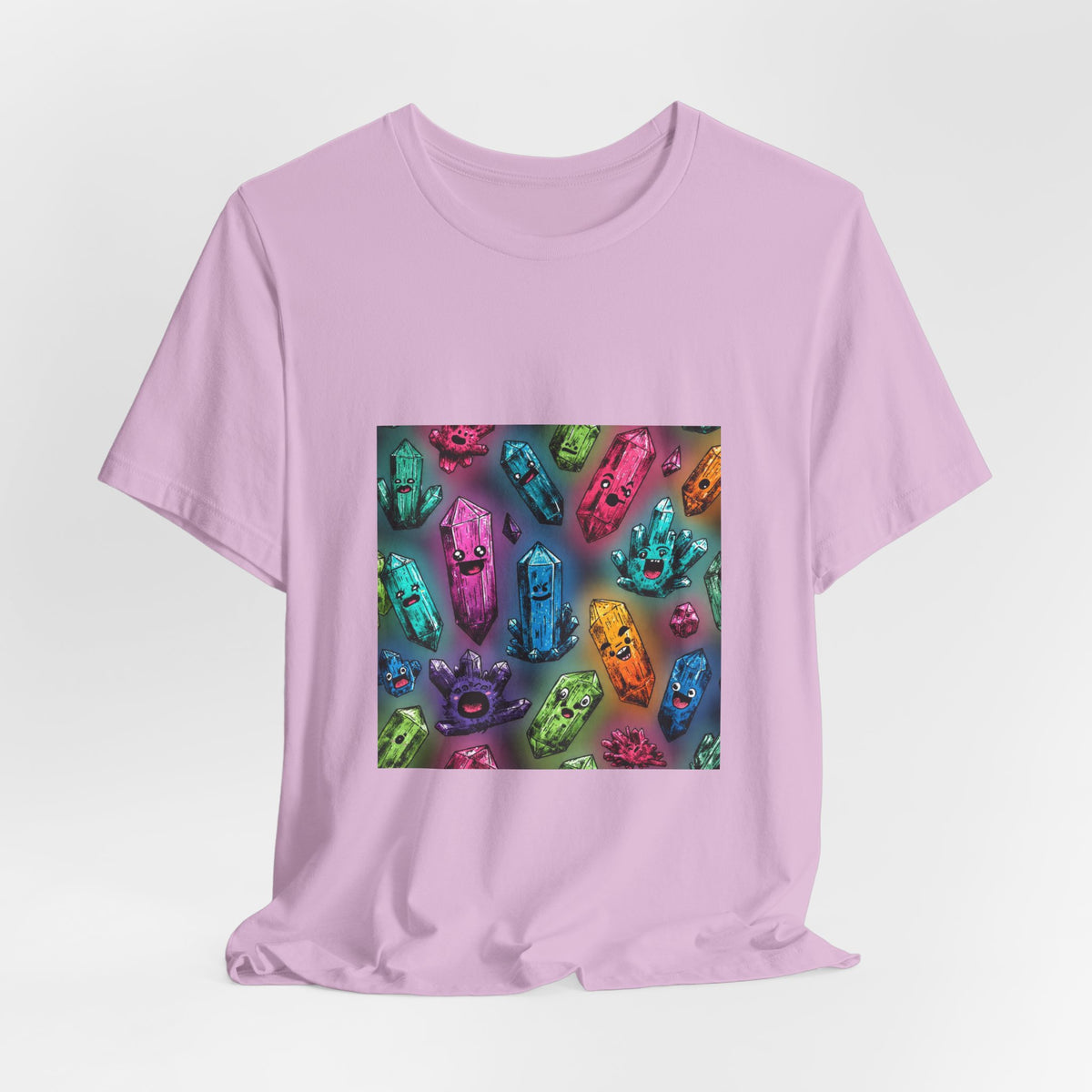 Colorful Crystal Characters T-Shirt | Royal, Navy & Purple