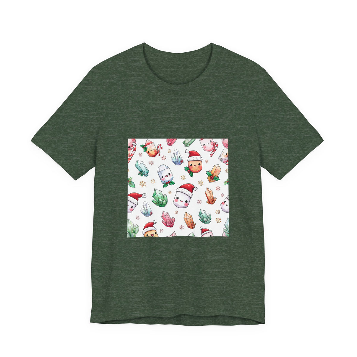 Pastel Christmas Crystal Friends T-Shirt | Forest & Ocean