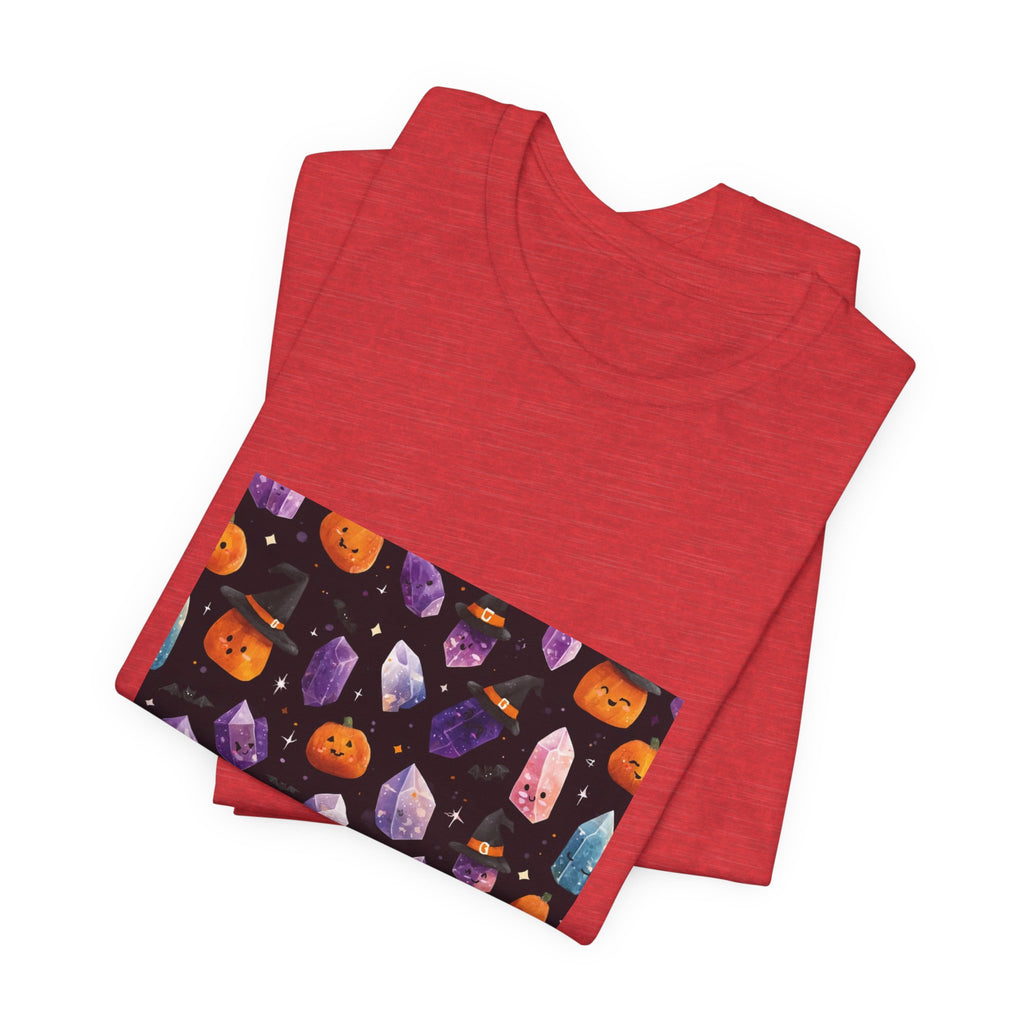 Halloween Crystal Party T-Shirt | Dark Neutrals & Reds