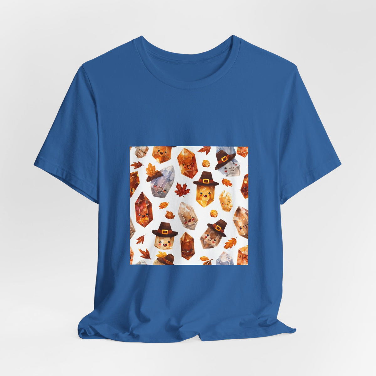 Thanksgiving Crystal Harvest T-Shirt | Soft Blues