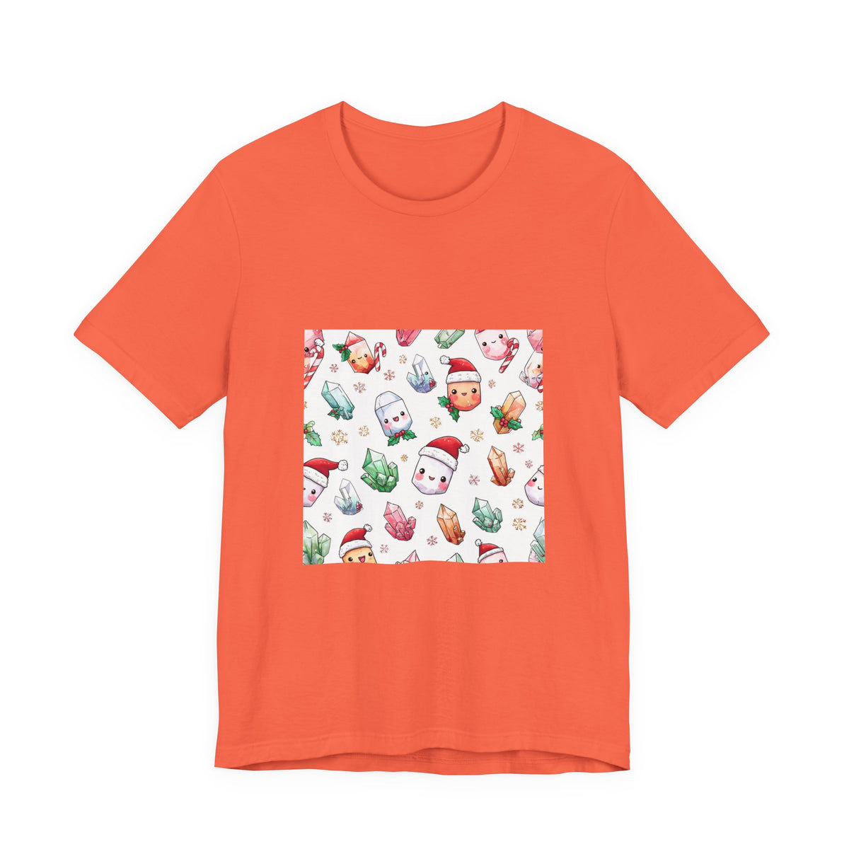 Pastel Christmas Crystal Friends T-Shirt | Pinks & Orchid