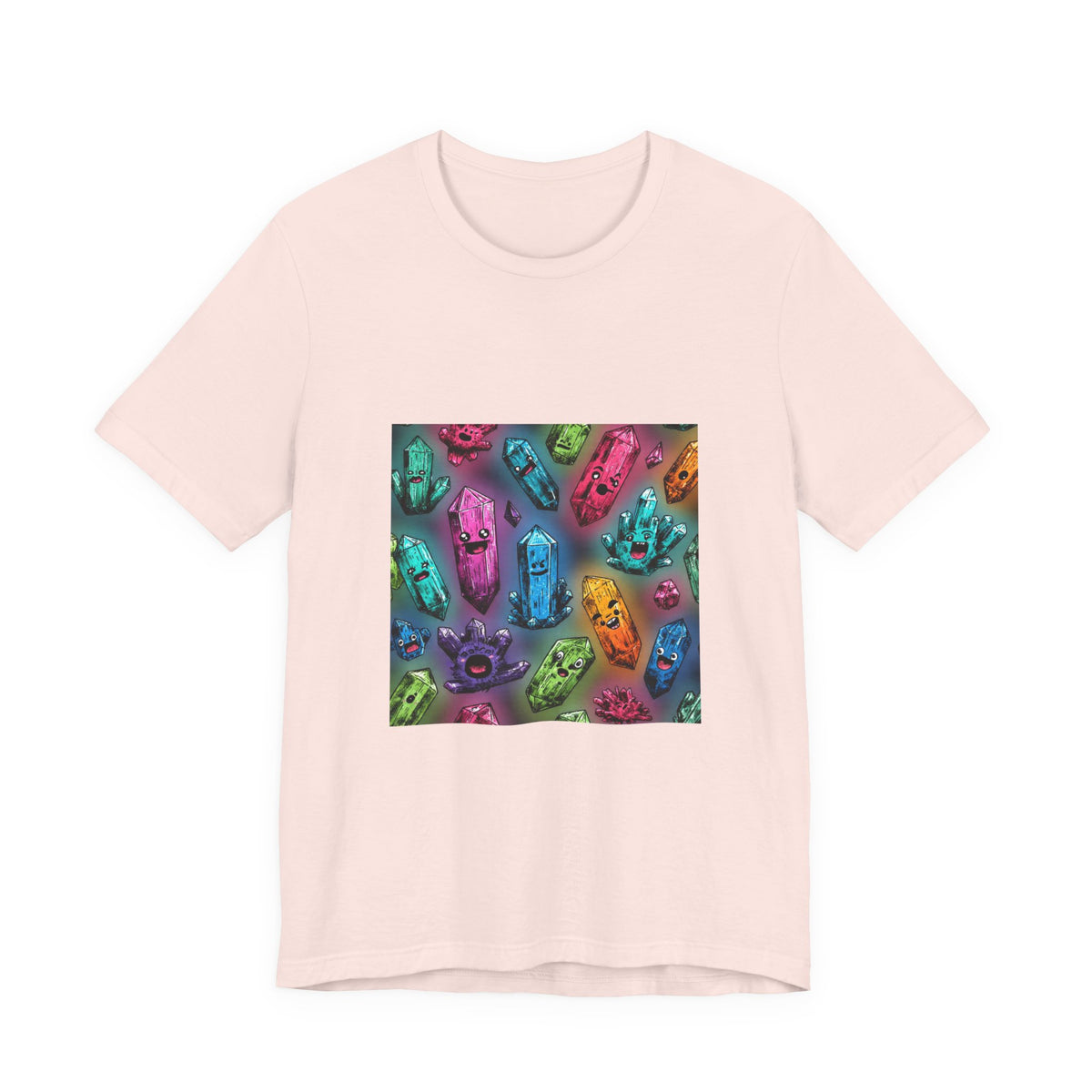 Colorful Crystal Characters T-Shirt | Royal, Navy & Purple