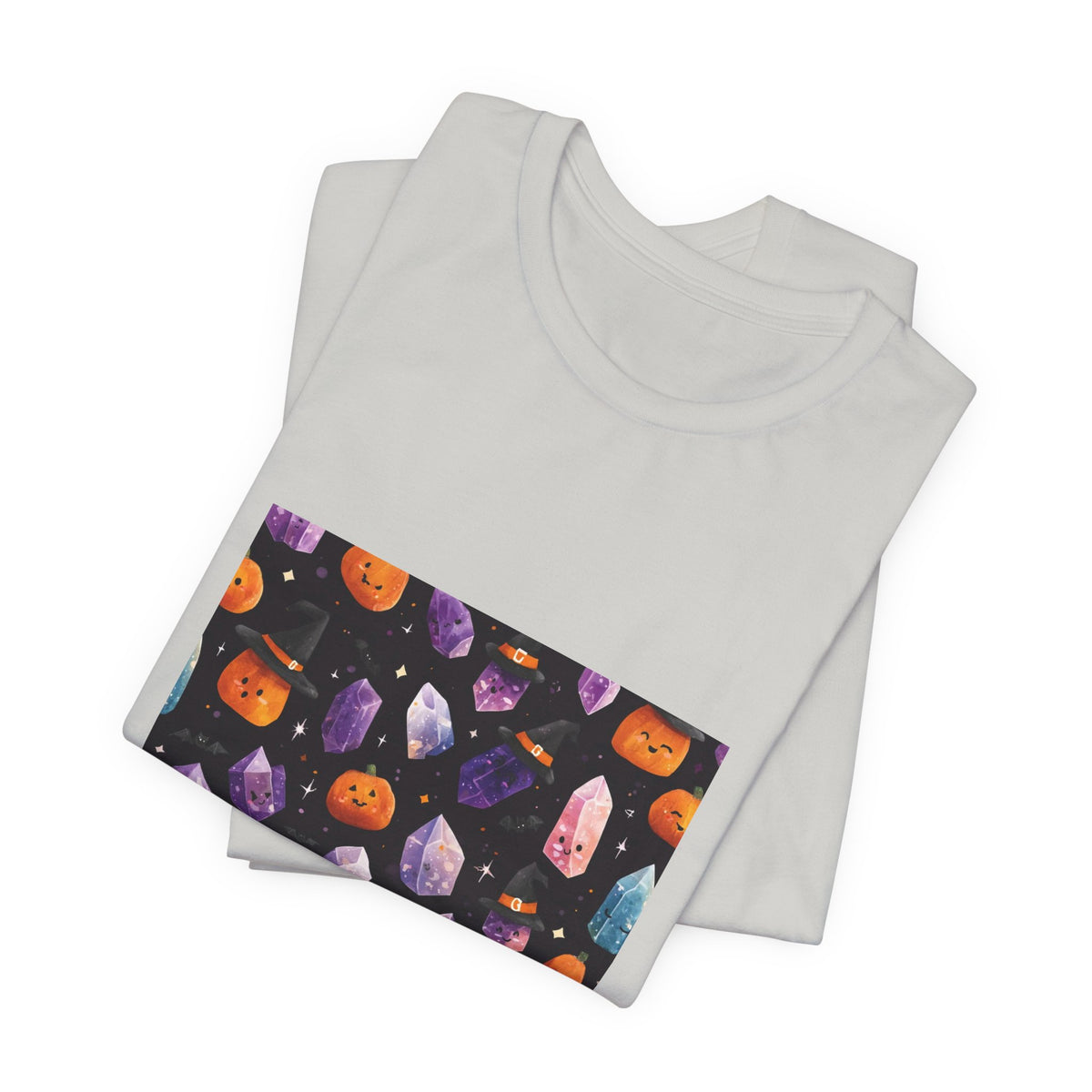 Halloween Crystal Party T-Shirt | Light Neutrals