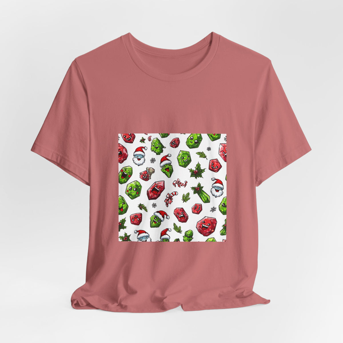 Christmas Crystal Cheer T-Shirt | Earthy Reds & Browns