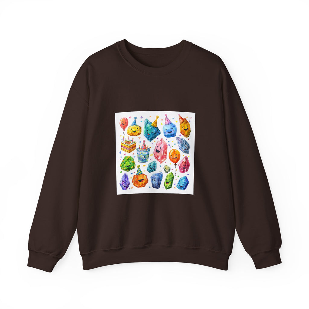 Crystal Birthday Party Crewneck | Earth Tones & Brights
