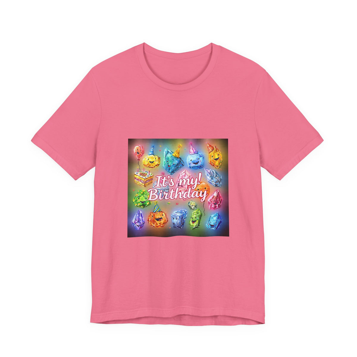 It's My Birthday Crystal Party T-Shirt | Pinks & Orchid