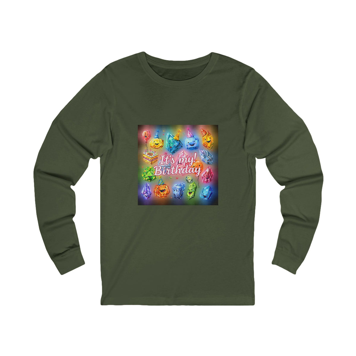 It's My Birthday Crystal Party Long Sleeve T-Shirt