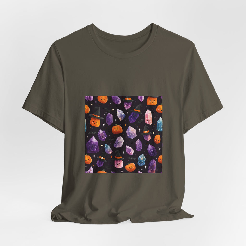 Halloween Crystal Party T-Shirt | Greens