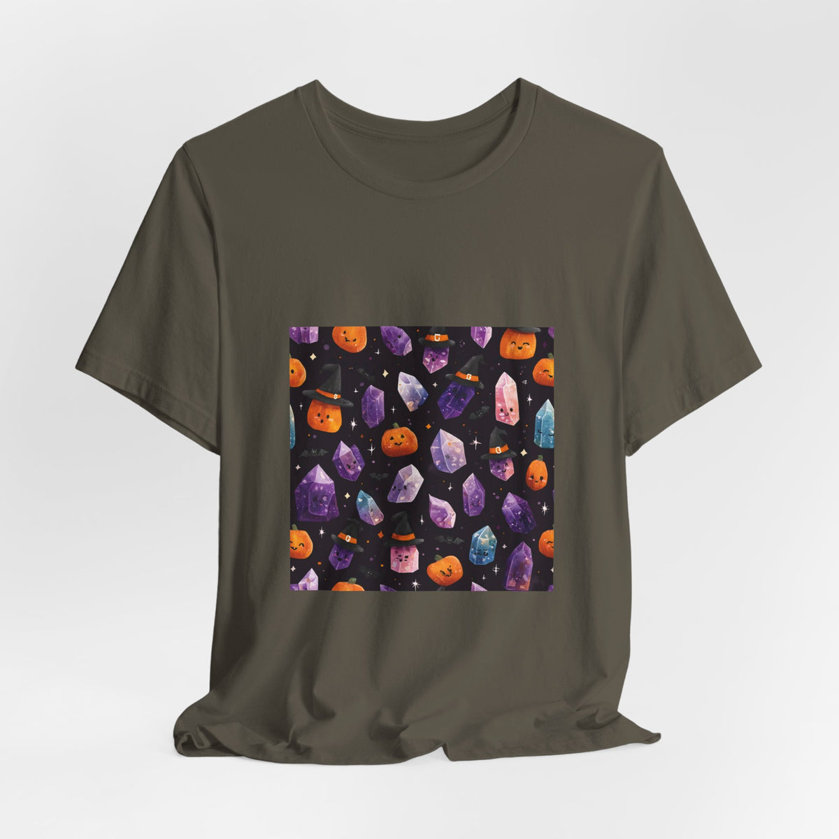 Halloween Crystal Party T-Shirt | Greens