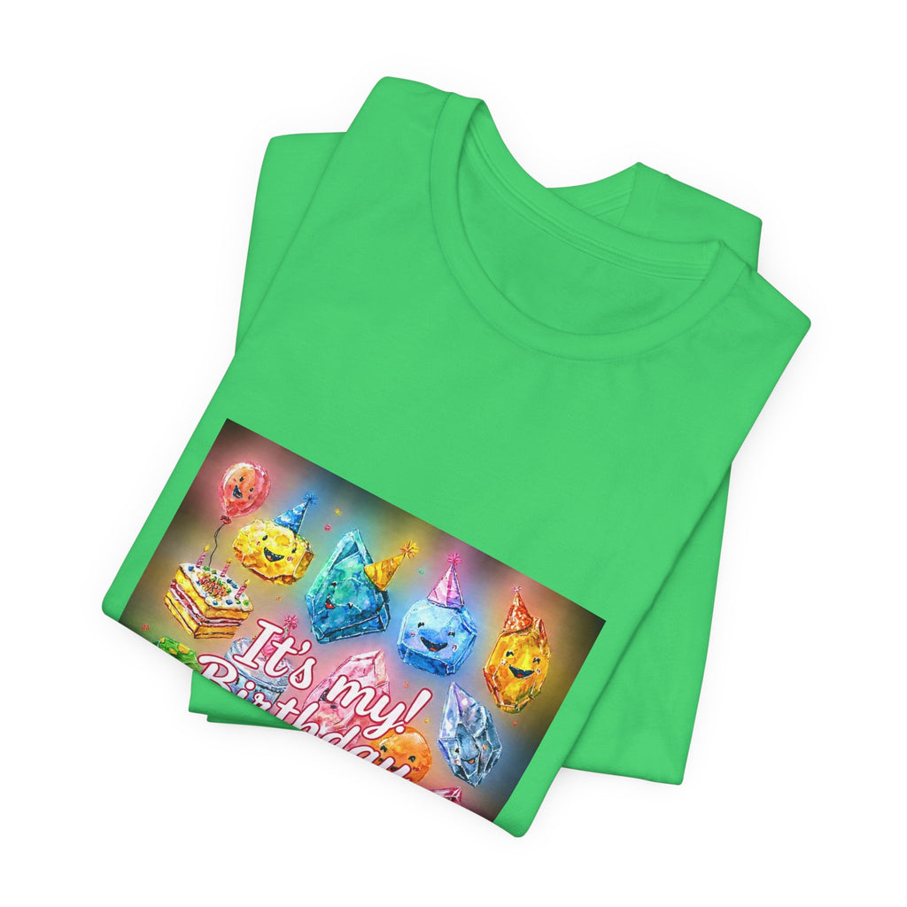It's My Birthday Crystal Party T-Shirt | Greens