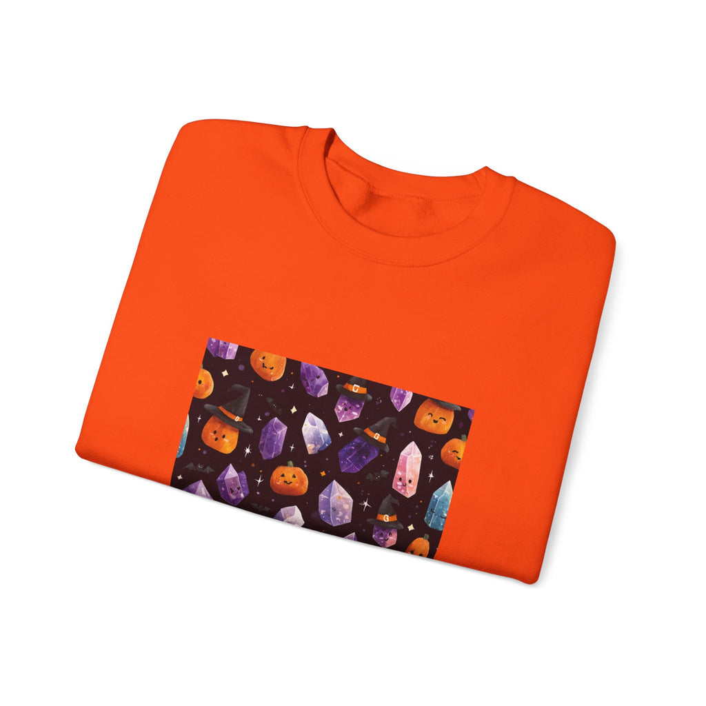 Halloween Crystal Party Crewneck | Earth Tones & Brights