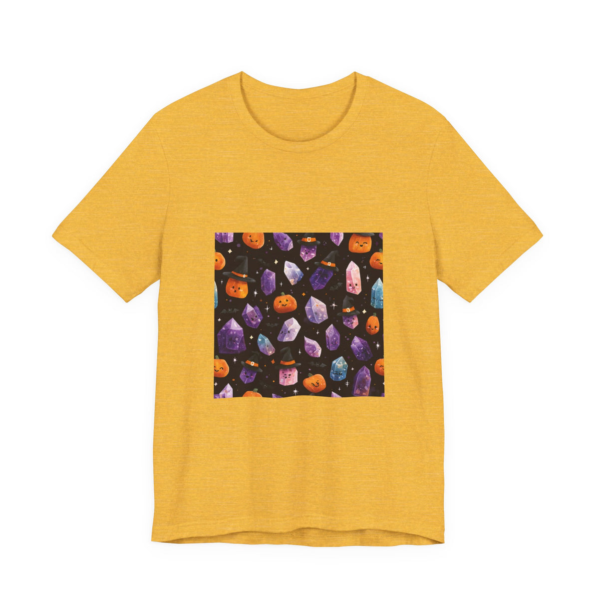 Halloween Crystal Party T-Shirt | Golds, Mints & Teal