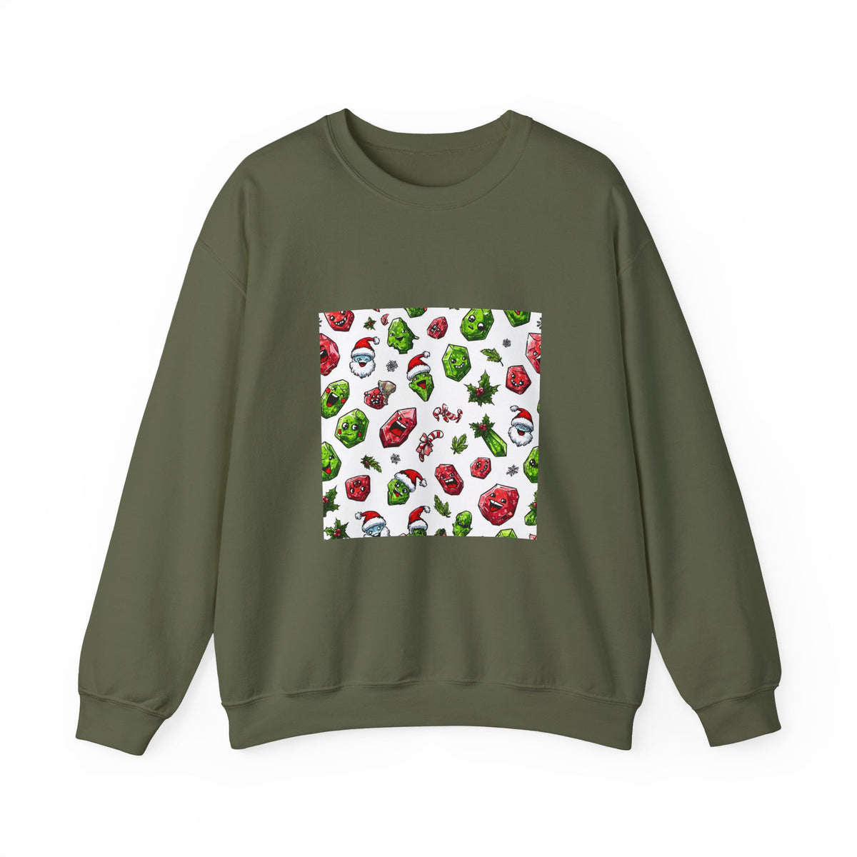 Christmas Crystal Cheer Crewneck | Earth Tones & Brights