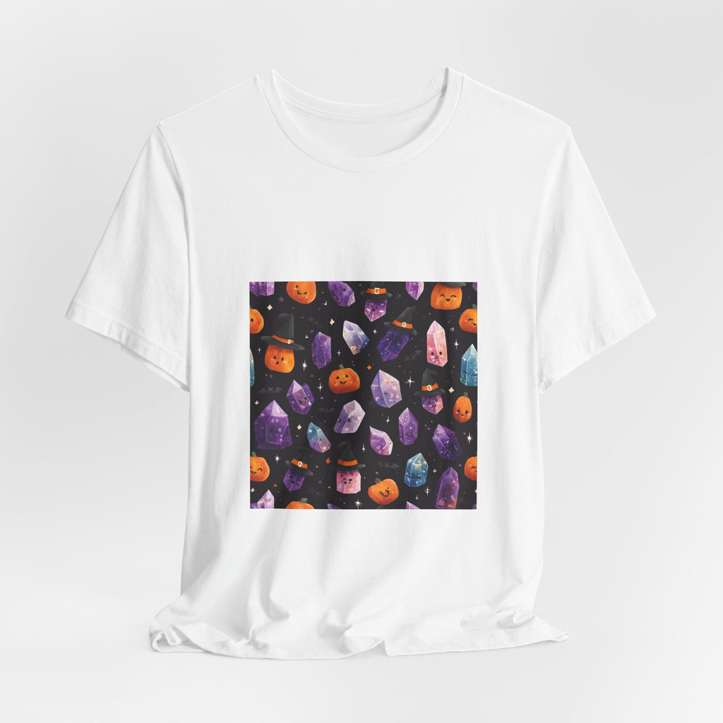 Halloween Crystal Party T-Shirt | Light Neutrals