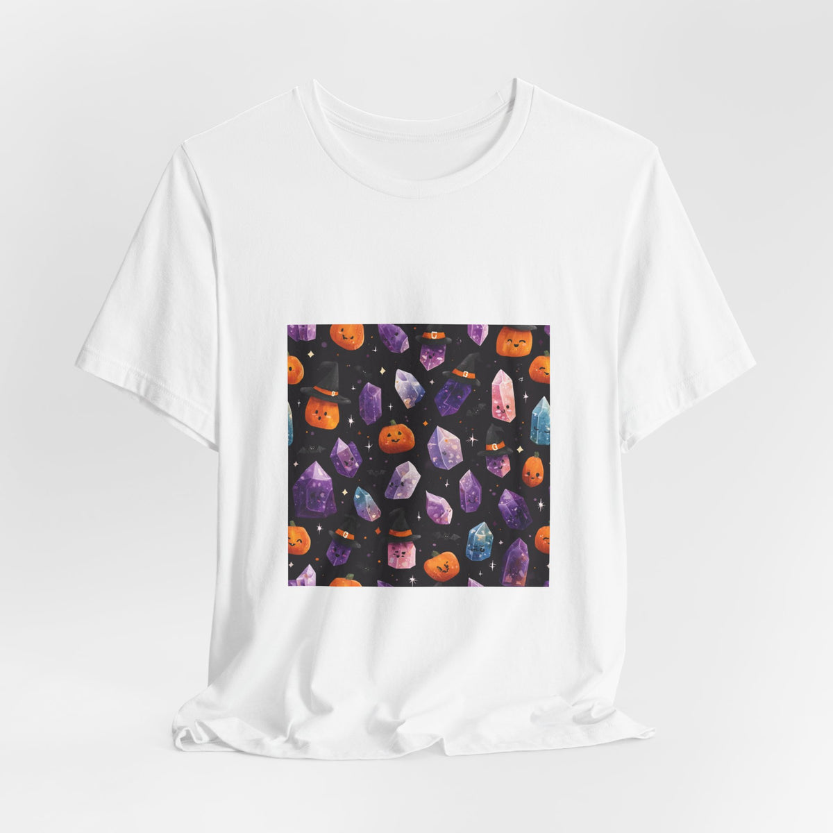 Halloween Crystal Party T-Shirt | Light Neutrals
