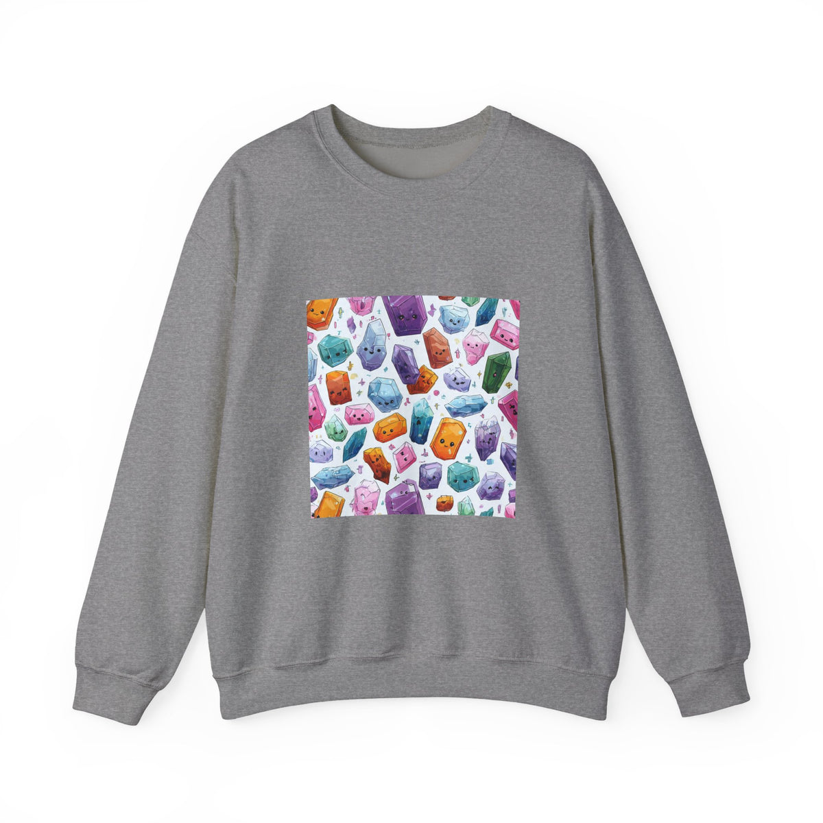 Pastel Crystal Friends Crewneck | Neutrals & Reds