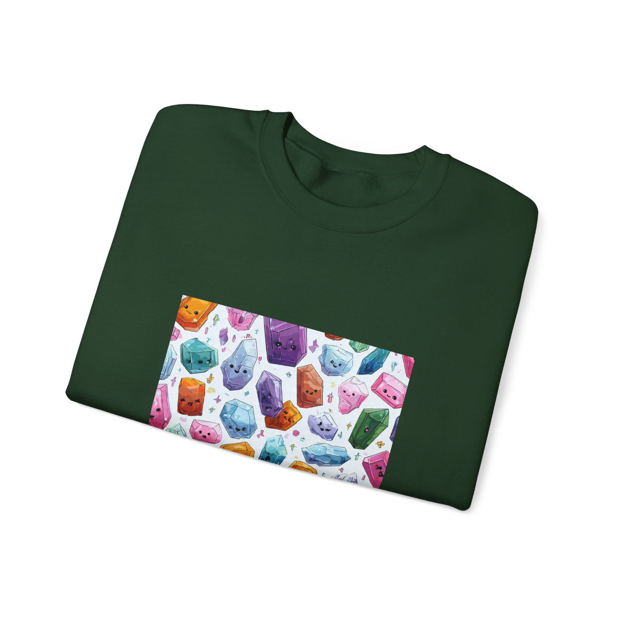 Pastel Crystal Friends Crewneck | Blues, Purples & Pinks
