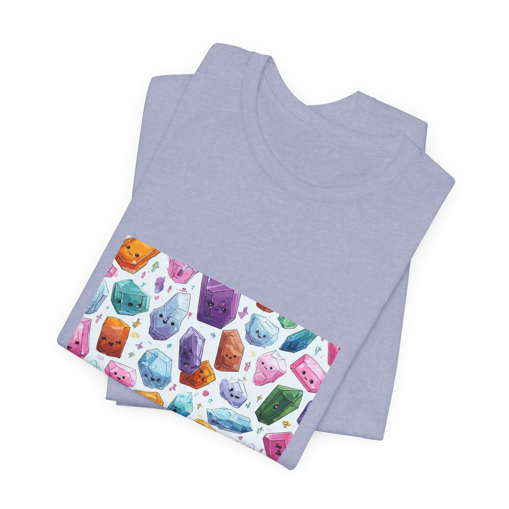 Pastel Crystal Friends T-Shirt | Soft Blues