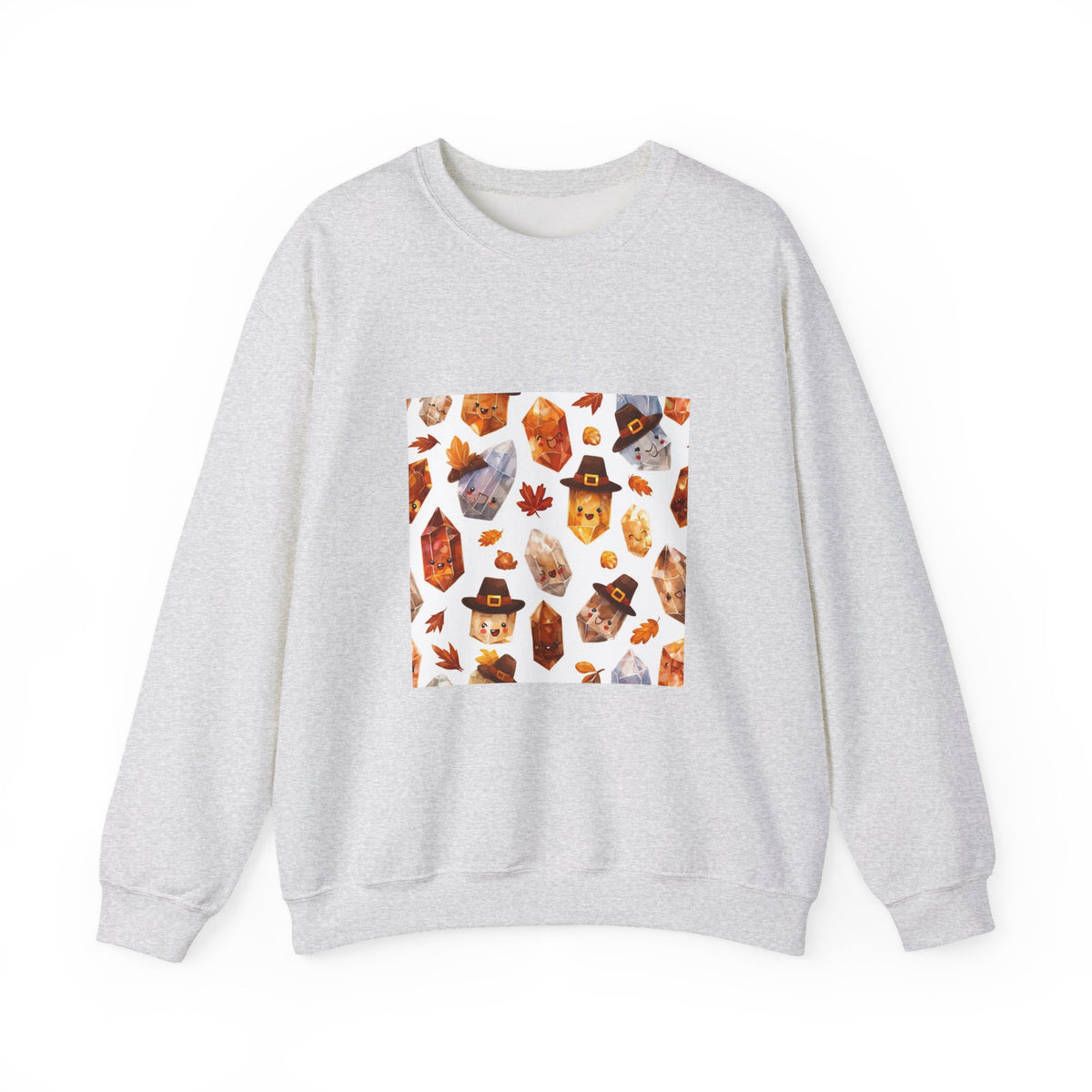 Thanksgiving Crystal Harvest Crewneck | Neutrals & Reds