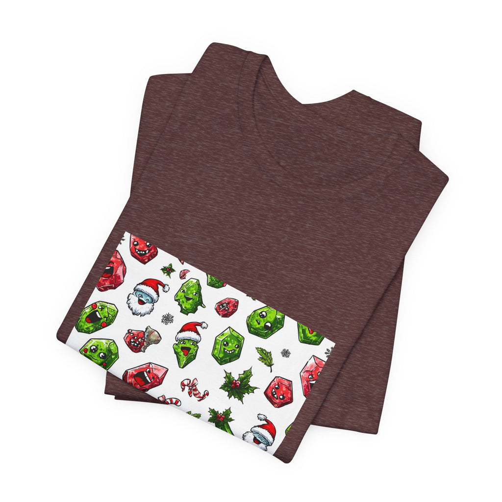 Christmas Crystal Cheer T-Shirt | Earthy Reds & Browns