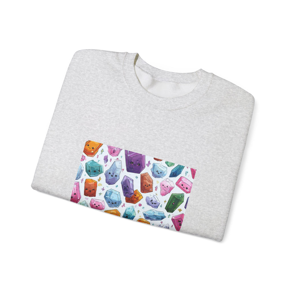 Pastel Crystal Friends Crewneck | Neutrals & Reds