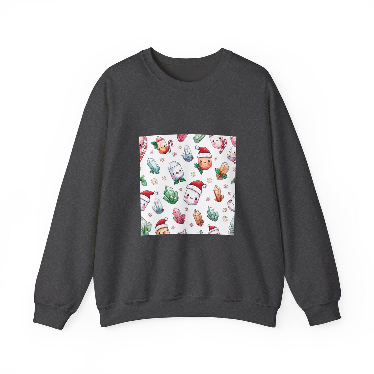 Pastel Christmas Crystal Friends Crewneck | Neutrals & Reds