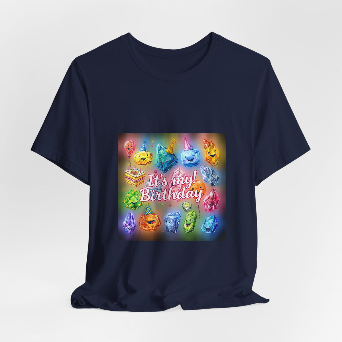 It's My Birthday Crystal Party T-Shirt | Royal, Navy & Purple