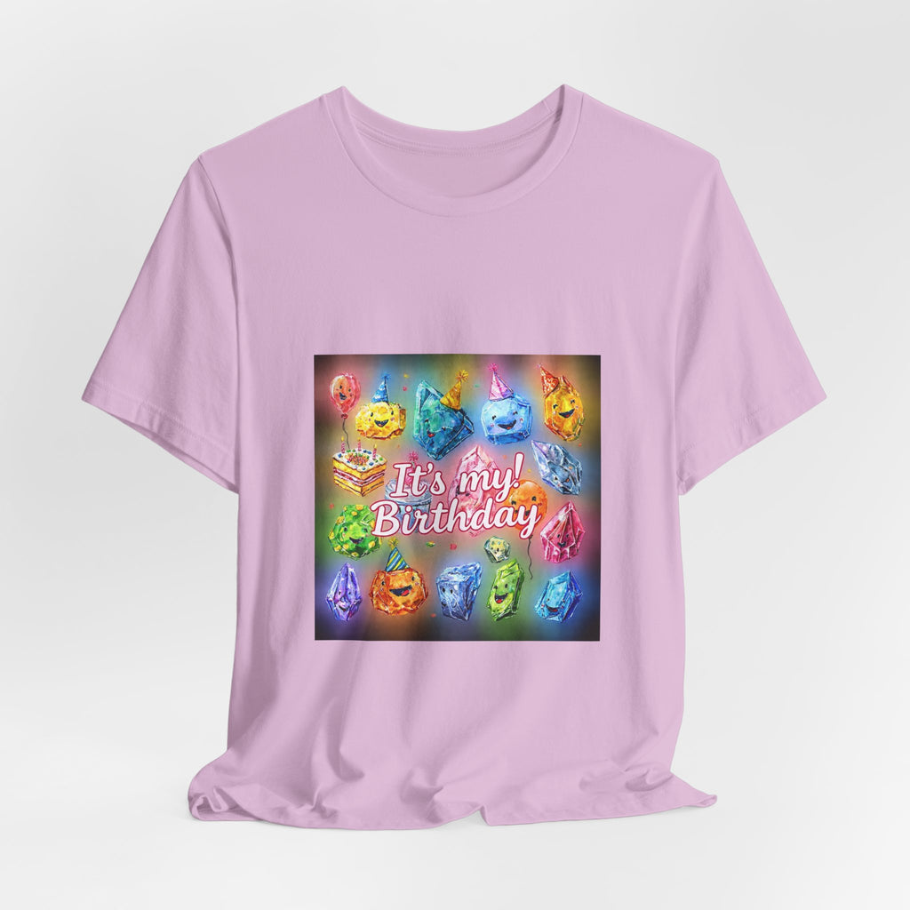 It's My Birthday Crystal Party T-Shirt | Royal, Navy & Purple
