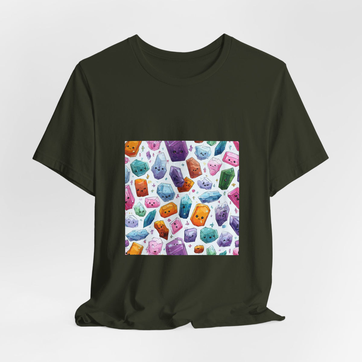 Pastel Crystal Friends T-Shirt | Greens