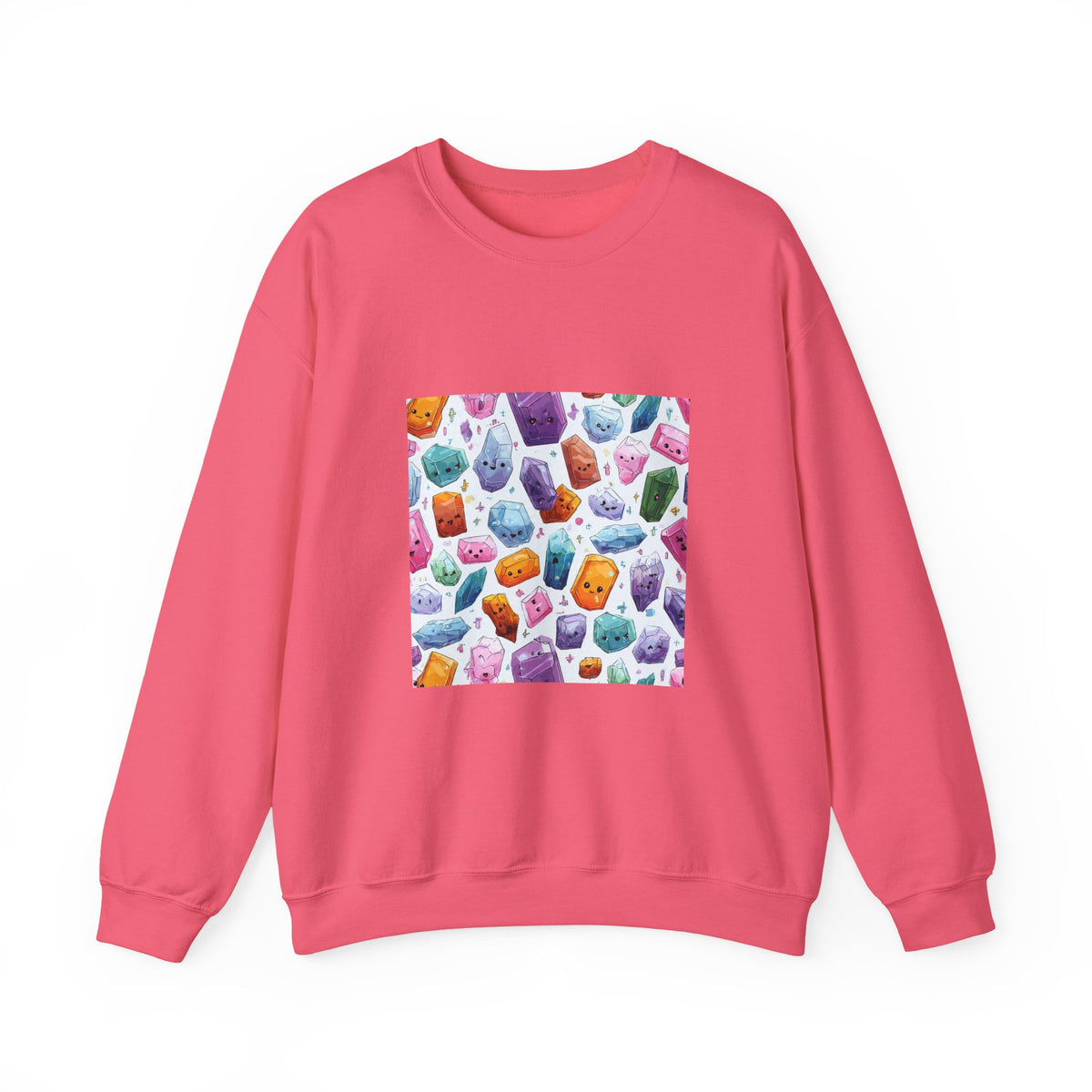 Pastel Crystal Friends Crewneck | Blues, Purples & Pinks