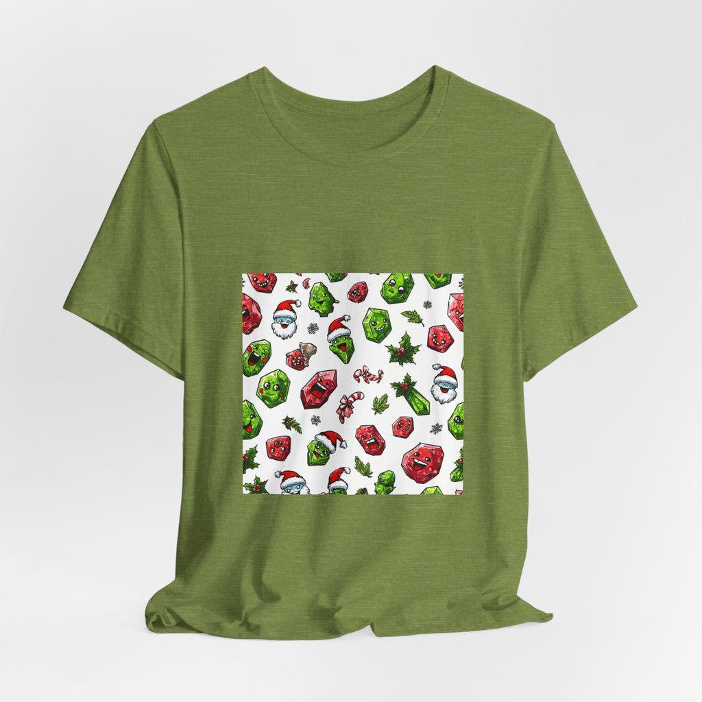 Christmas Crystal Cheer T-Shirt | Greens