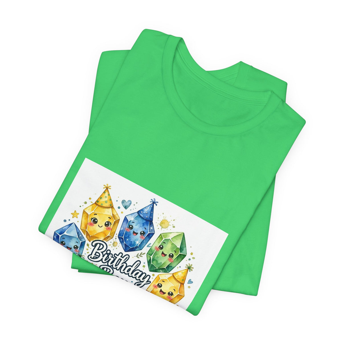 Birthday Boy Crystal Party T-Shirt | Greens