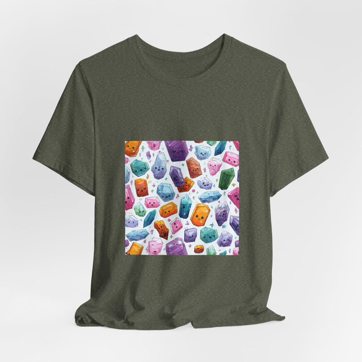Pastel Crystal Friends T-Shirt | Greens